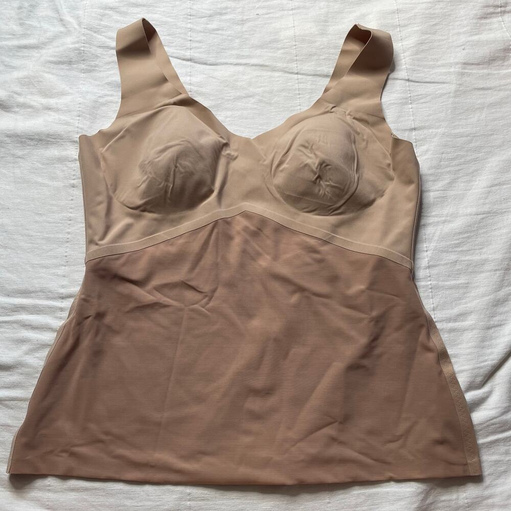 Honeylove Liftwear Cami Tank Sand Women's Size 1X Shapewear